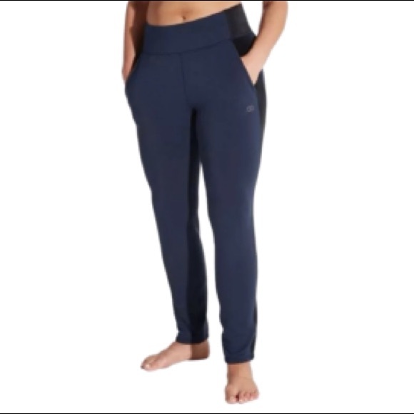 CALIA by Carrie Underwood Pants - Calia Navy Velvet Side Athletic Lounge Jogger Pant